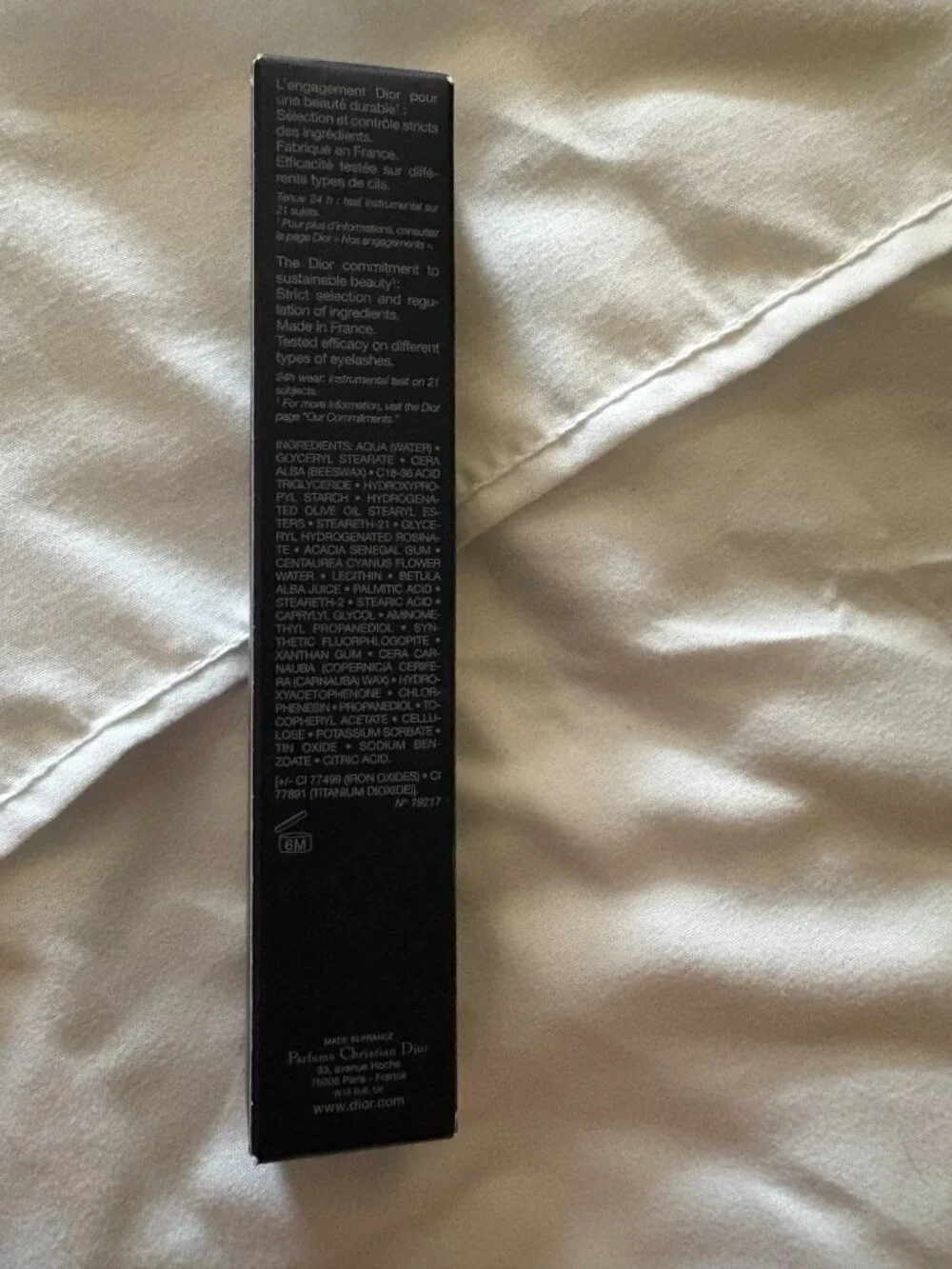 Christian Dior Designer Diorshow Mascara VOLUME 24H #090 NOIR BLACK NEW IN BOX